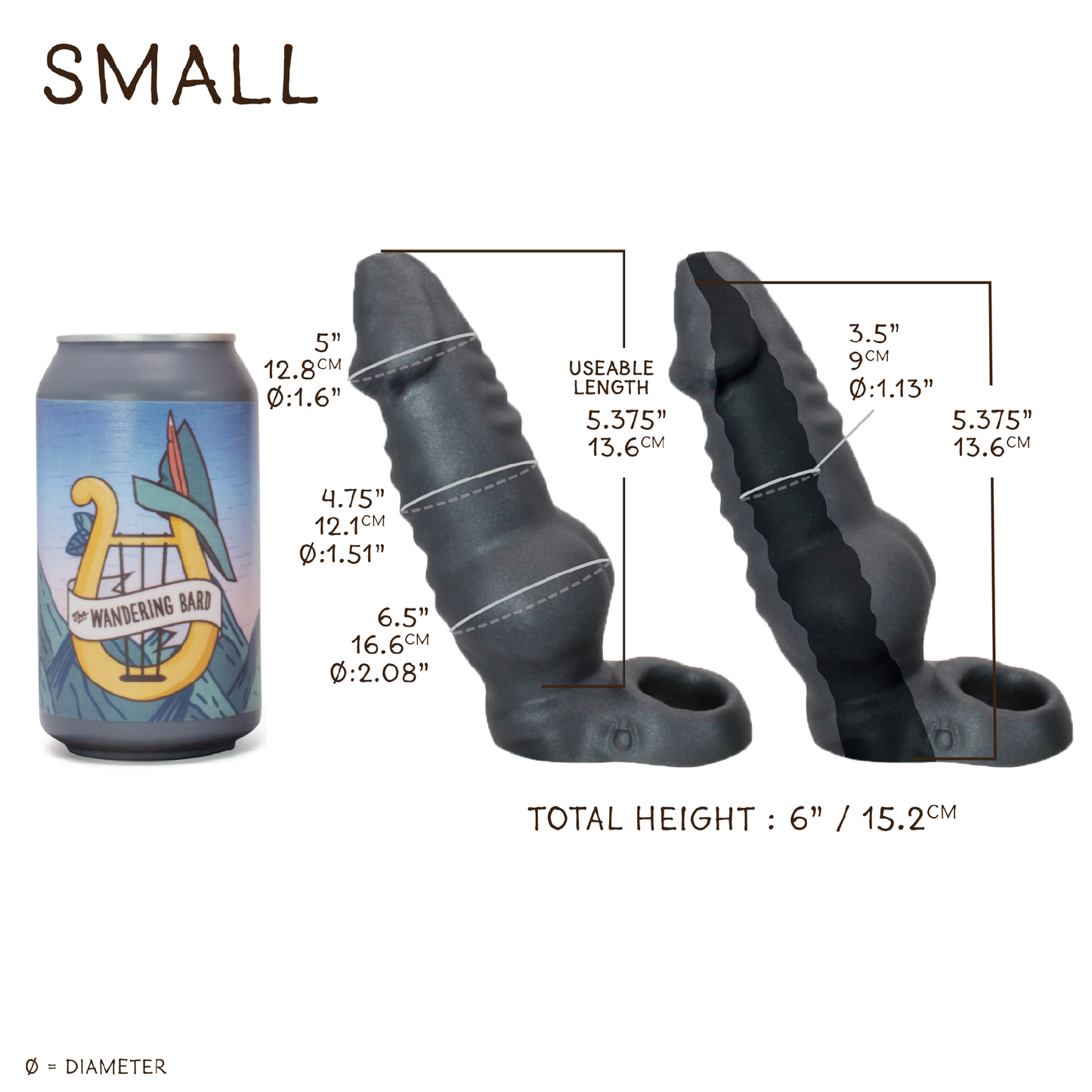 Dragon Sheath Small 00-30 Soft Krampus GITD