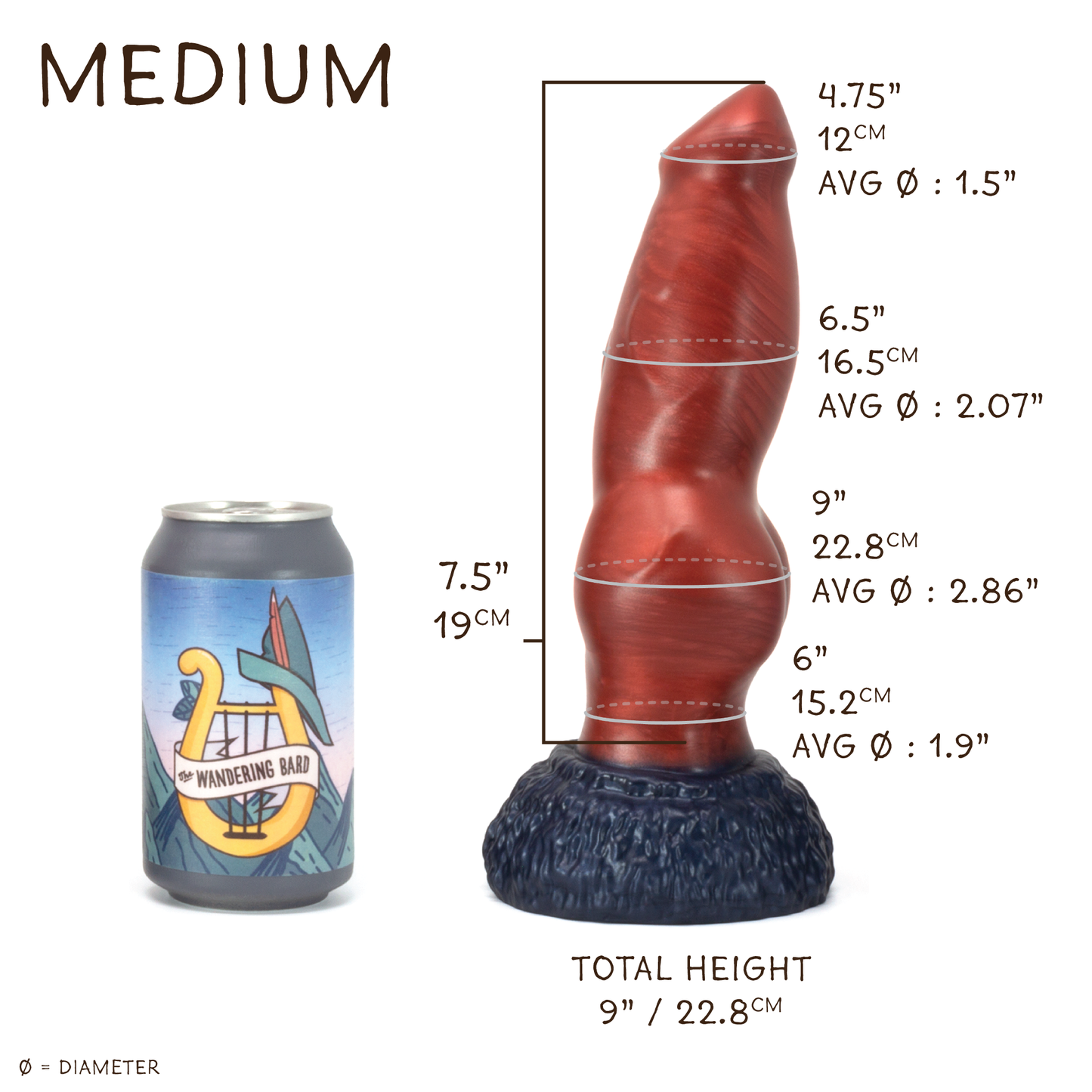Medium Direwolf 00-31 Soft Near Clear Dragon's Breath CS