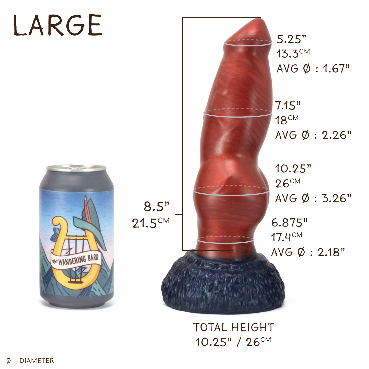 Large Direwolf 00-31 Soft Near Clear Dragon's Breath CS
