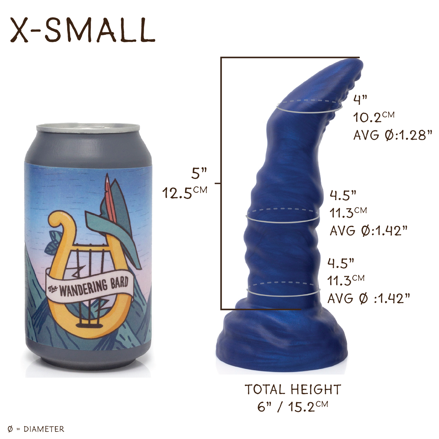 X-Small Displacer 00-30 Soft Berries & Cream