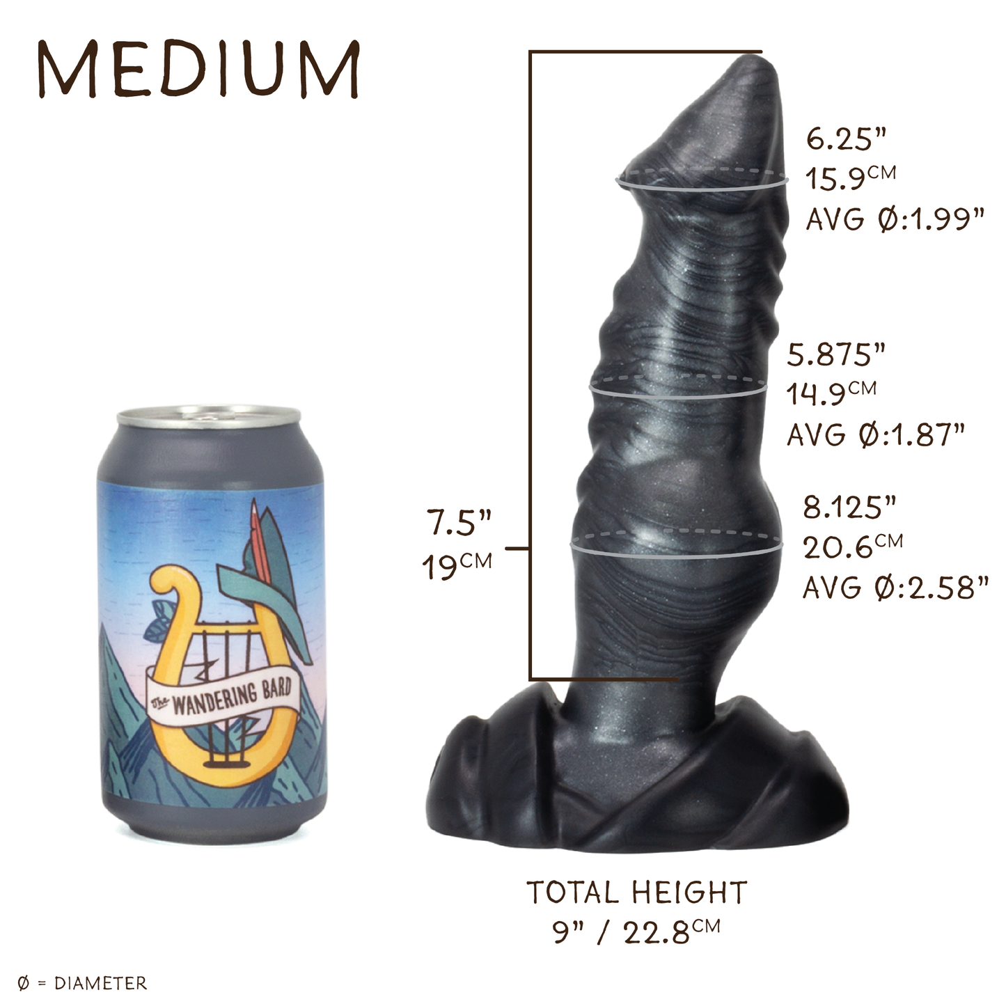 Medium Dragon 00-30 Soft Calico Coffee