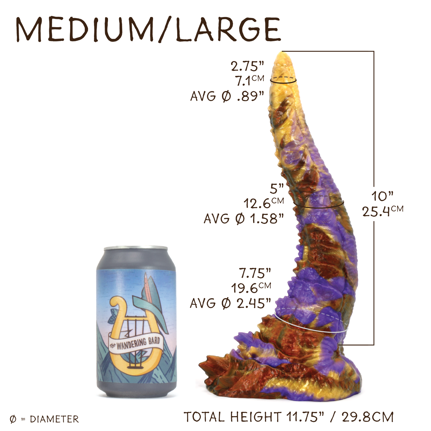 M/L Dragon's Tail 00-50 Medium Nessi CS