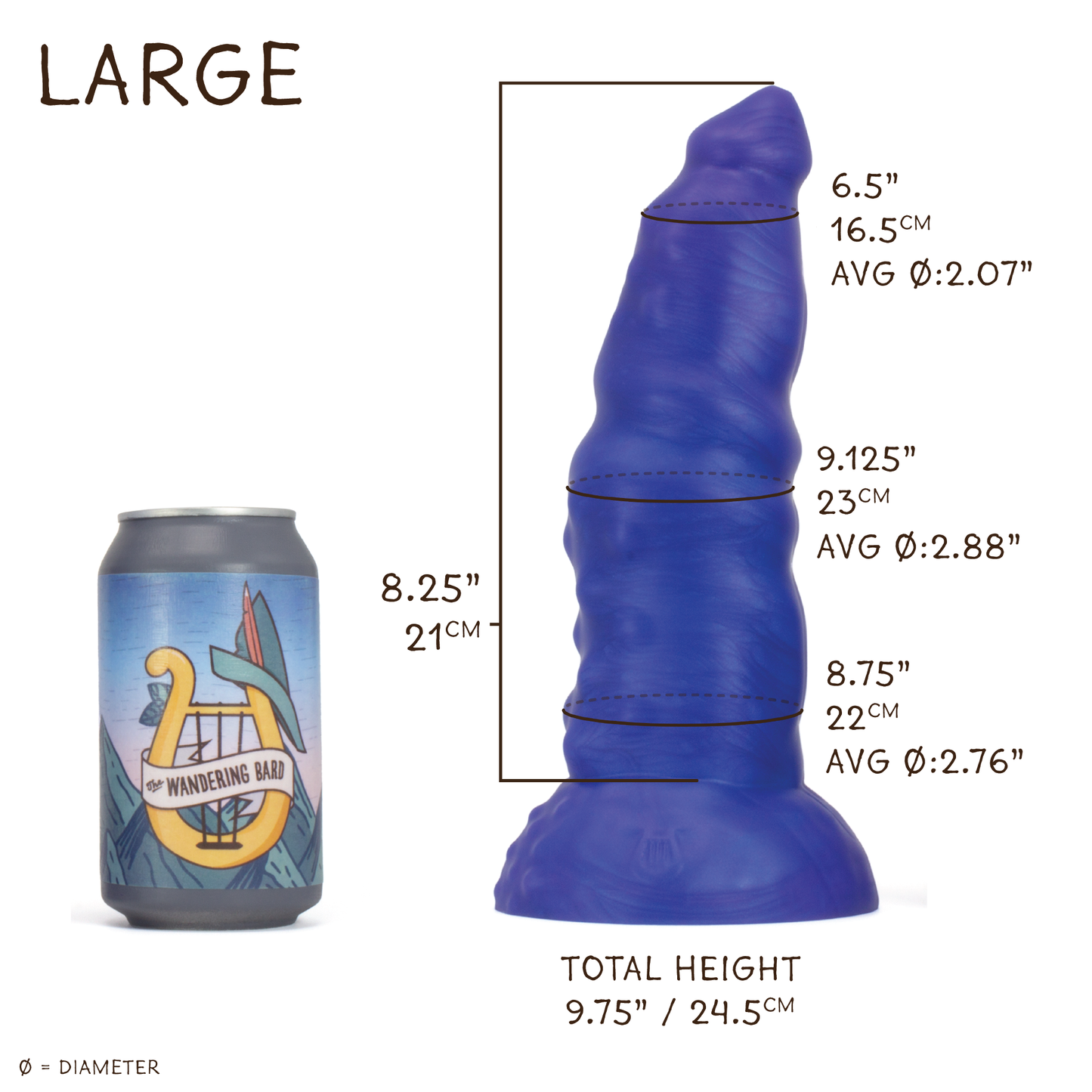 Large Dryder 00-30 Soft Golden Witch Color Shift GITD