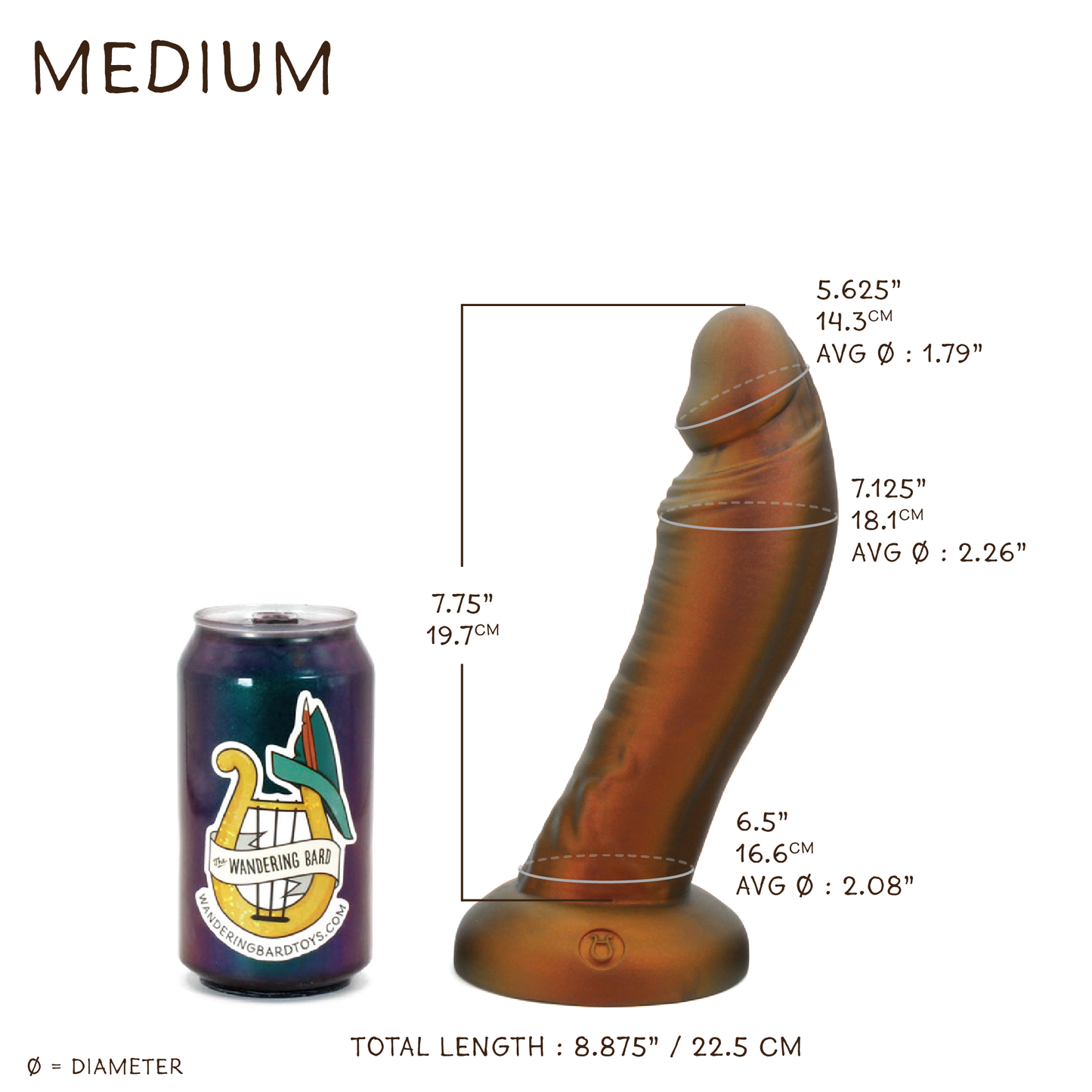 Elven Sorcerer Medium 00-30 Soft Ghostly Pumpkin Patch GITD Suction Base