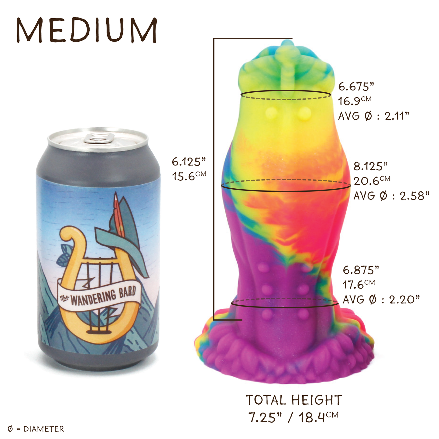 Firbolg Medium 00-30 Soft Evolved Sandworm UV GITD Suction Base