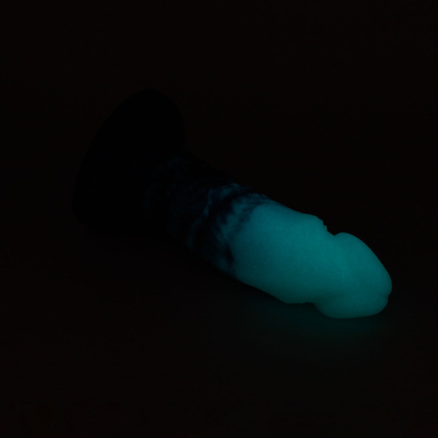 Human Bard Small 00-30 Soft Tropical Coral GITD Suction Base
