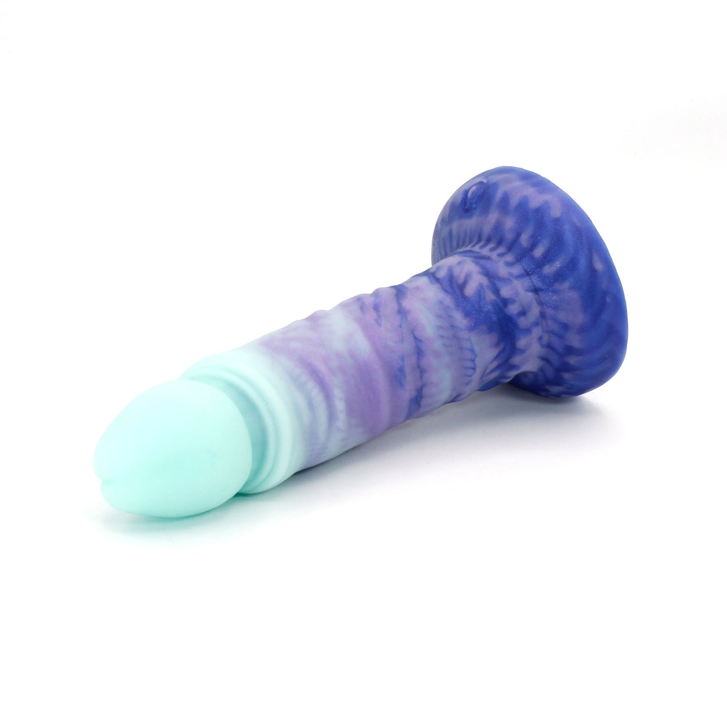 Human Bard Small 00-30 Soft Tropical Coral GITD Suction Base