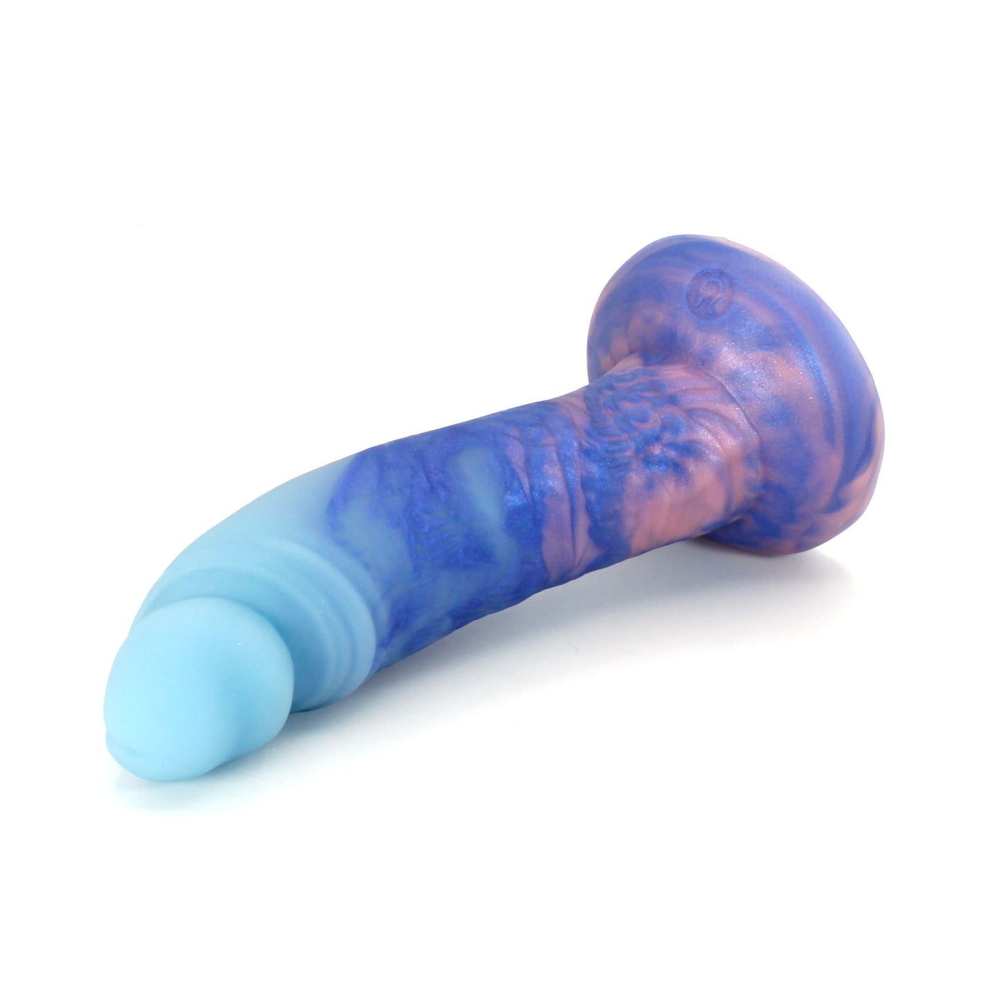 Elven Sorcerer Small 00-30 Soft Blue Color Spray GITD Suction Base