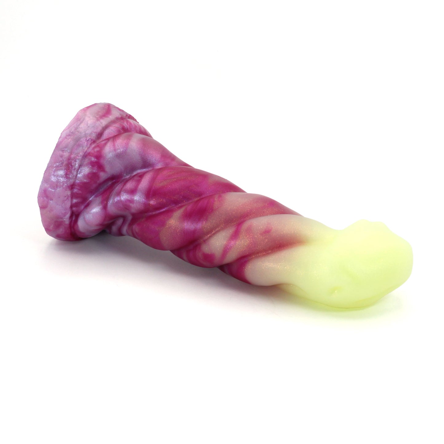 Mind Flayer Medium 00-30 Soft Hibiscus GITD Suction Base