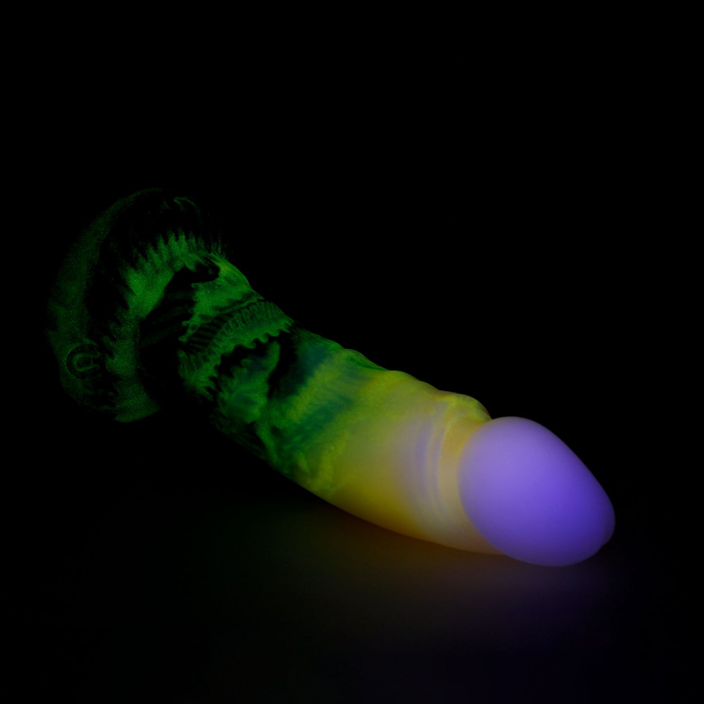 Human Bard Large 00-30 Soft Ghostly Pumpkin Patch GITD Suction Base