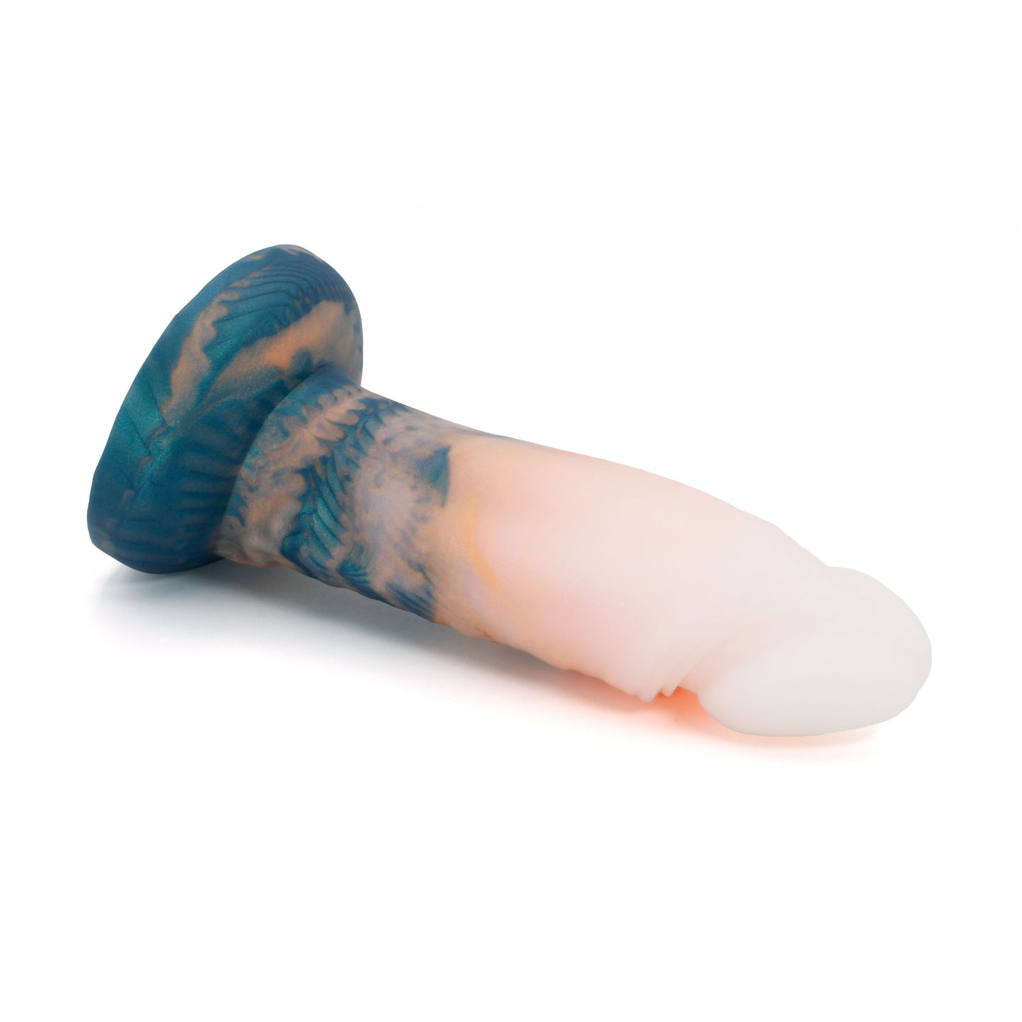 Human Bard Large 00-30 Soft Ghostly Pumpkin Patch GITD Suction Base