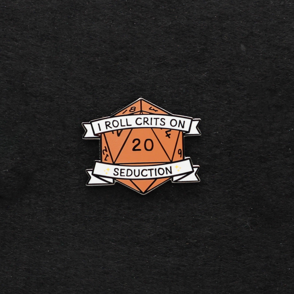 Merch - I Roll Crits Pin