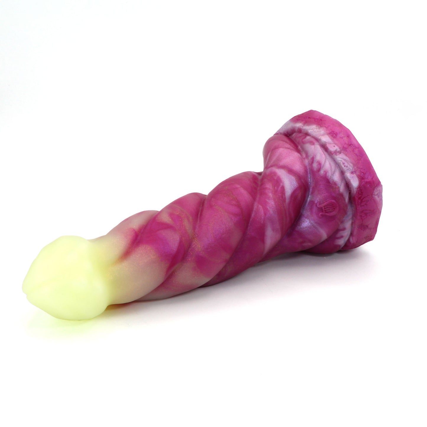 Mind Flayer Large 00-30 Soft Hibiscus GITD Suction Base