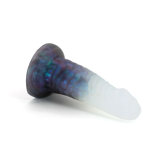 Dwarven Barbarian X-Small 00-31 Soft Near Clear Witches Cauldron GITD CS Suction Base