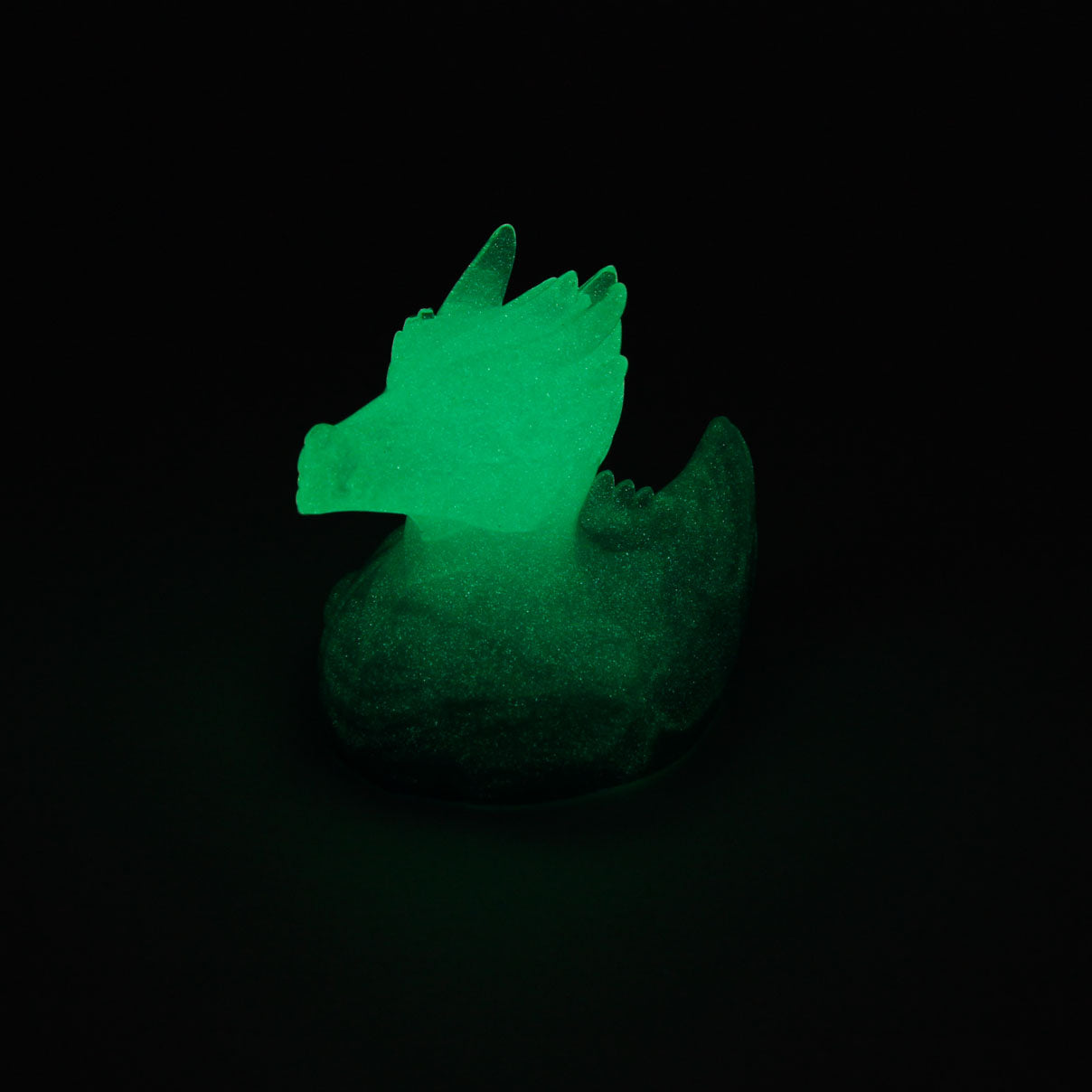 Kobold Ducky Squish Small 00-31 Soft Near Clear Aurora GITD