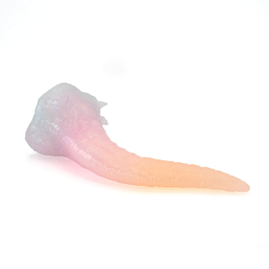 Dragon's Tail Small 00-31 Soft Near Clear Halloween Seaglass