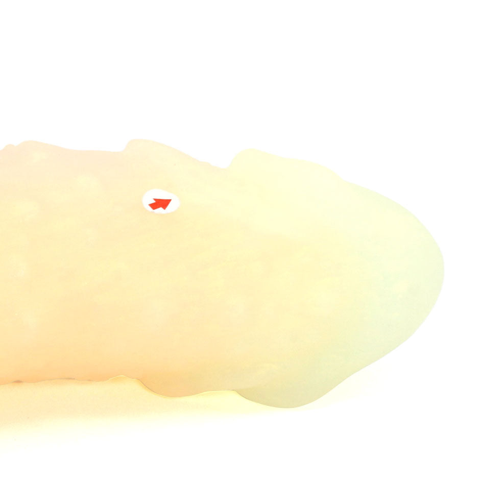 Gilbert X-Large 00-31 Soft Near Clear Golden Seaglass UV FLOP