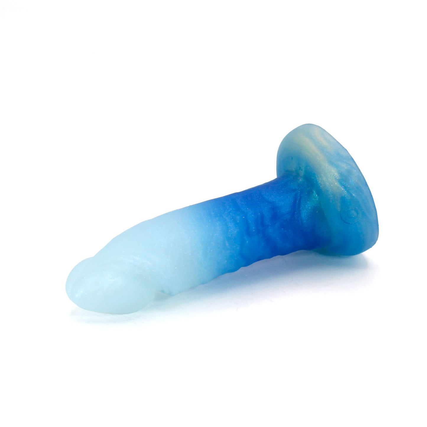 Human Bard X-Small 00-31 Soft Near Clear Beachside GITD Color Shift Suction Base