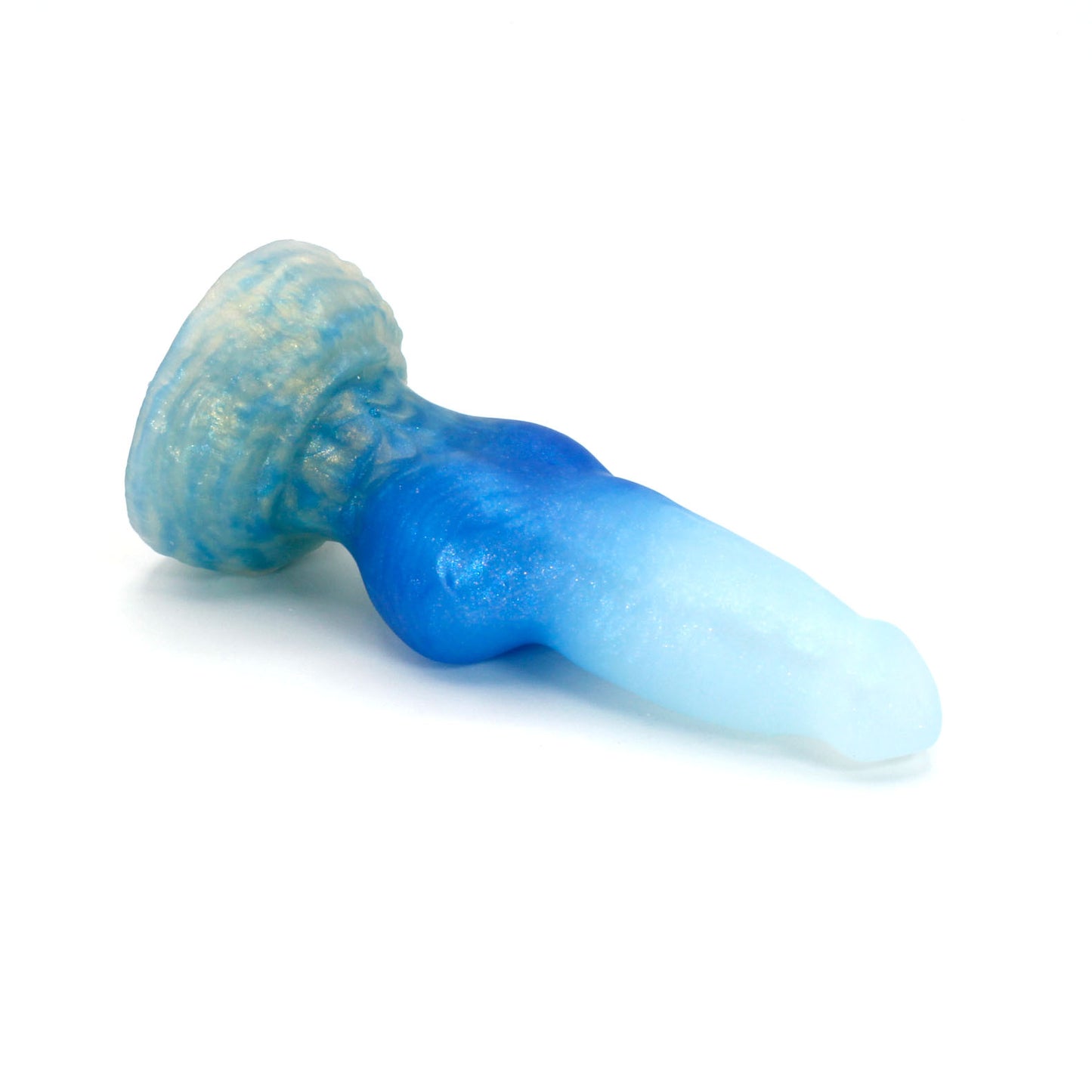Direwolf X-Small 00-31 Soft Near Clear Beachside GITD Color Shift Suction Base
