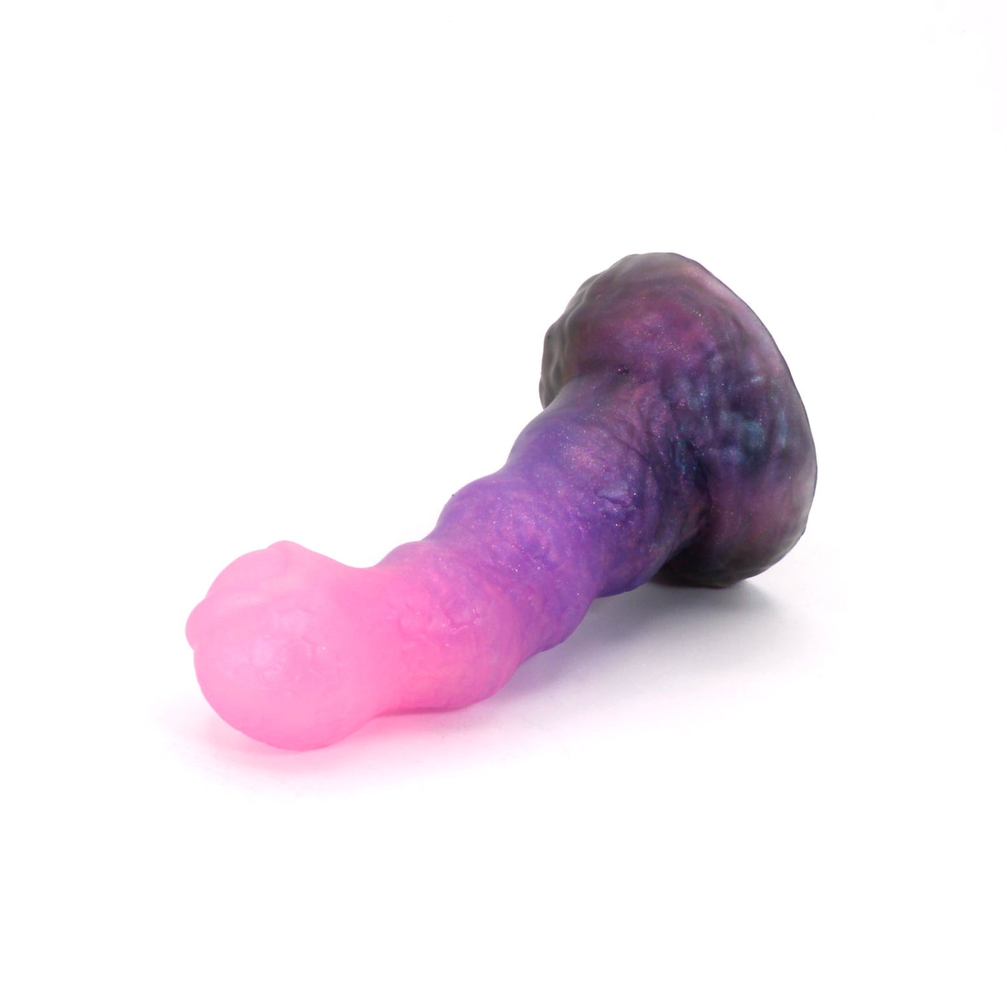 Beholder Eyestalk X-Small 00-31 Soft Near Clear Nebula UV Color Shift Suction Base