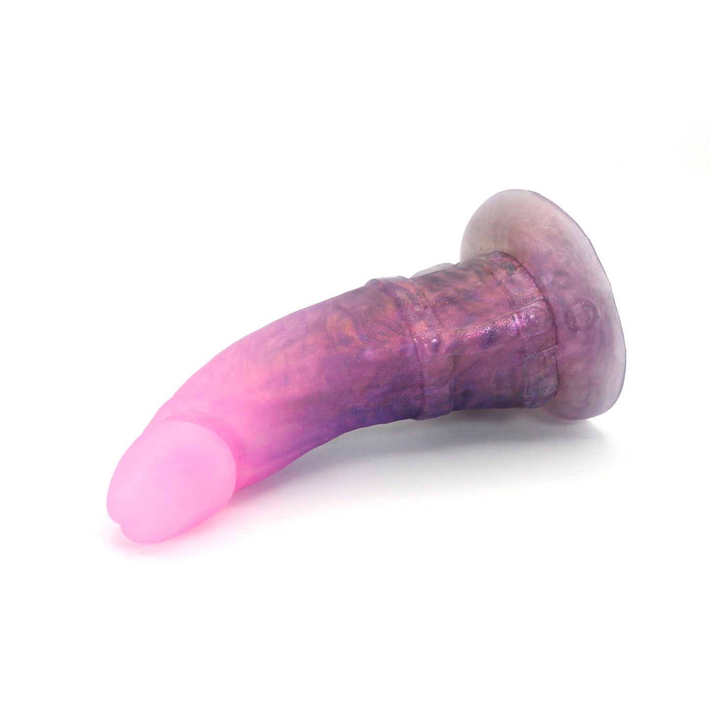Astarion the Vampire Rogue Small 00-31 Soft Near Clear Nebula UV Color Shift Suction Base