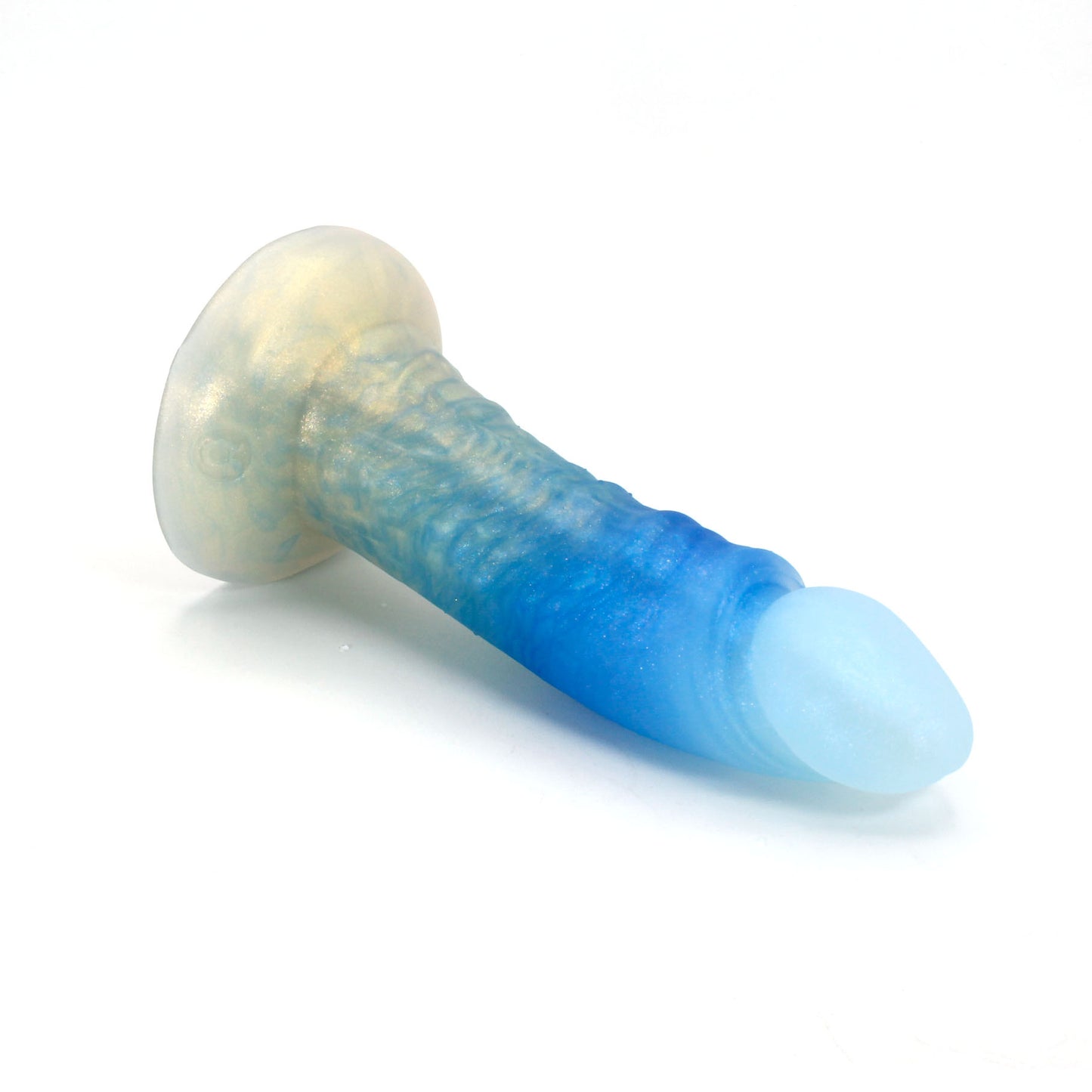 Human Bard Small 00-31 Soft Near Clear Beachside GITD Color Shift Suction Base