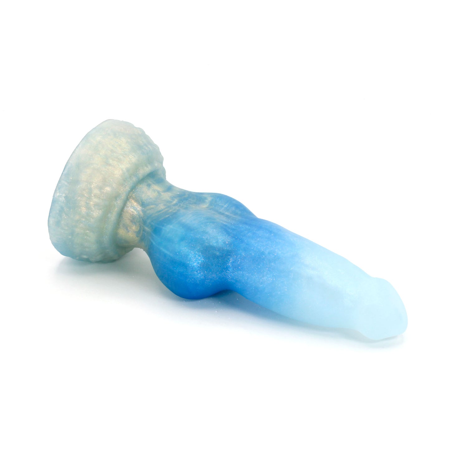 Direwolf Small 00-31 Soft Near Clear Beachside GITD Color Shift Suction Base