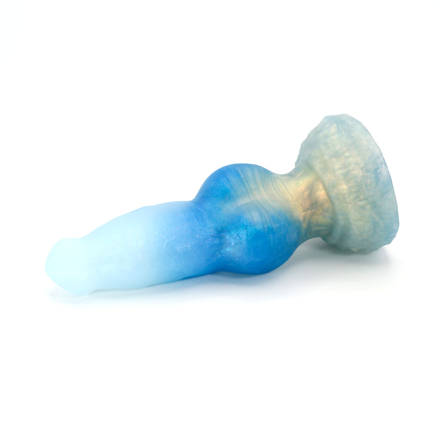 Direwolf Small 00-31 Soft Near Clear Beachside GITD Color Shift Suction Base