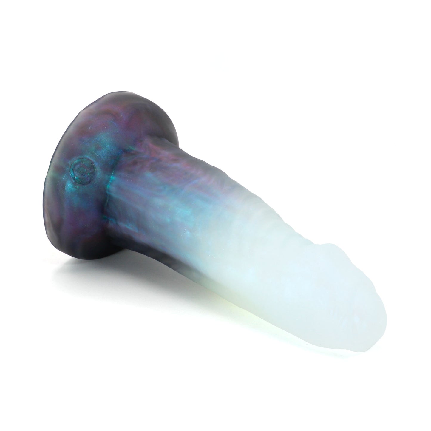 Dwarven Barbarian Large 00-31 Soft Near Clear Witches Cauldron GITD CS Suction Base