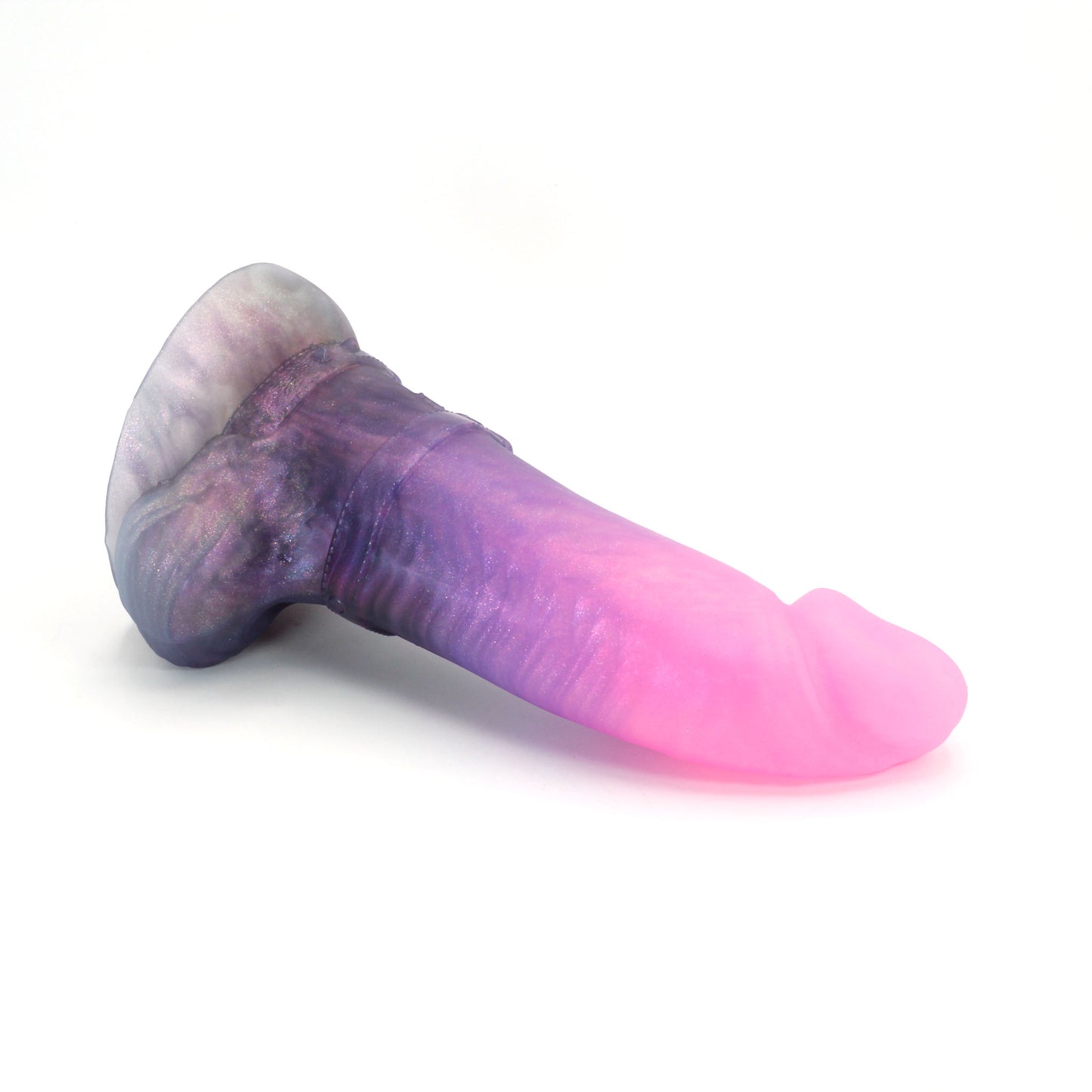 Astarion the Vampire Rogue Medium 00-31 Soft Near Clear Nebula UV Color Shift Suction Base