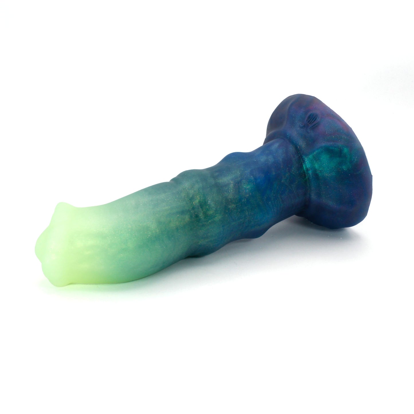 Minotaur Medium 00-31 Soft Near Clear Aurora GITD Color Shift Suction Base