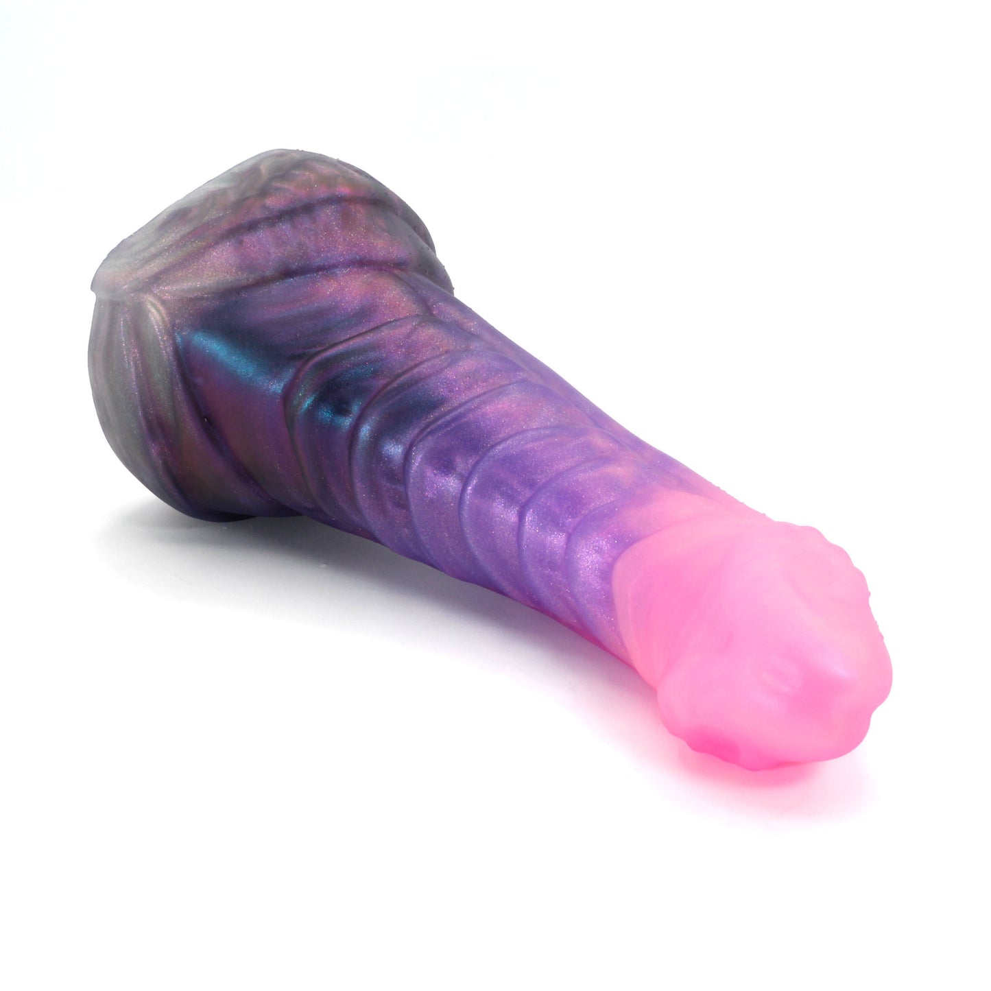 Basilisk Large 00-31 Soft Near Clear Nebula UV Color Shift Suction Base
