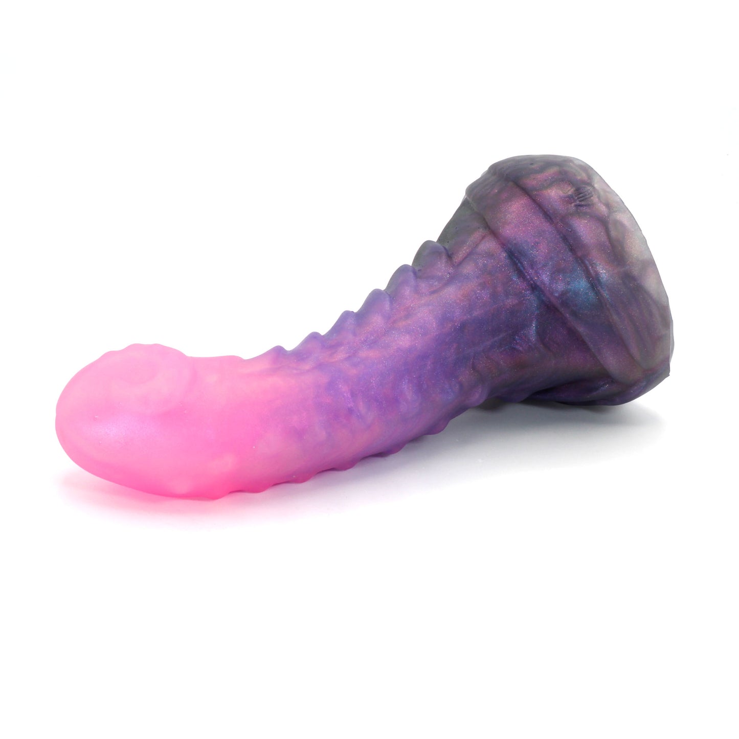 Basilisk Large 00-31 Soft Near Clear Nebula UV Color Shift Suction Base