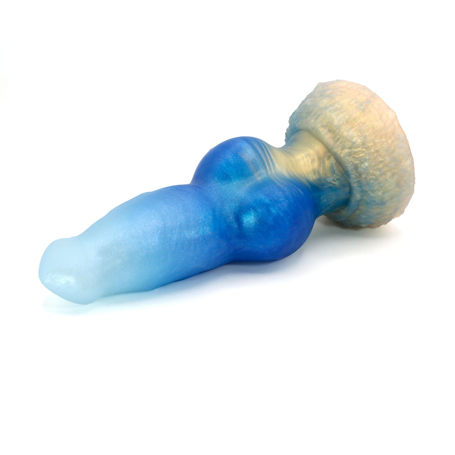 Direwolf X-Large 00-31 Soft Near Clear Beachside GITD Color Shift Suction Base