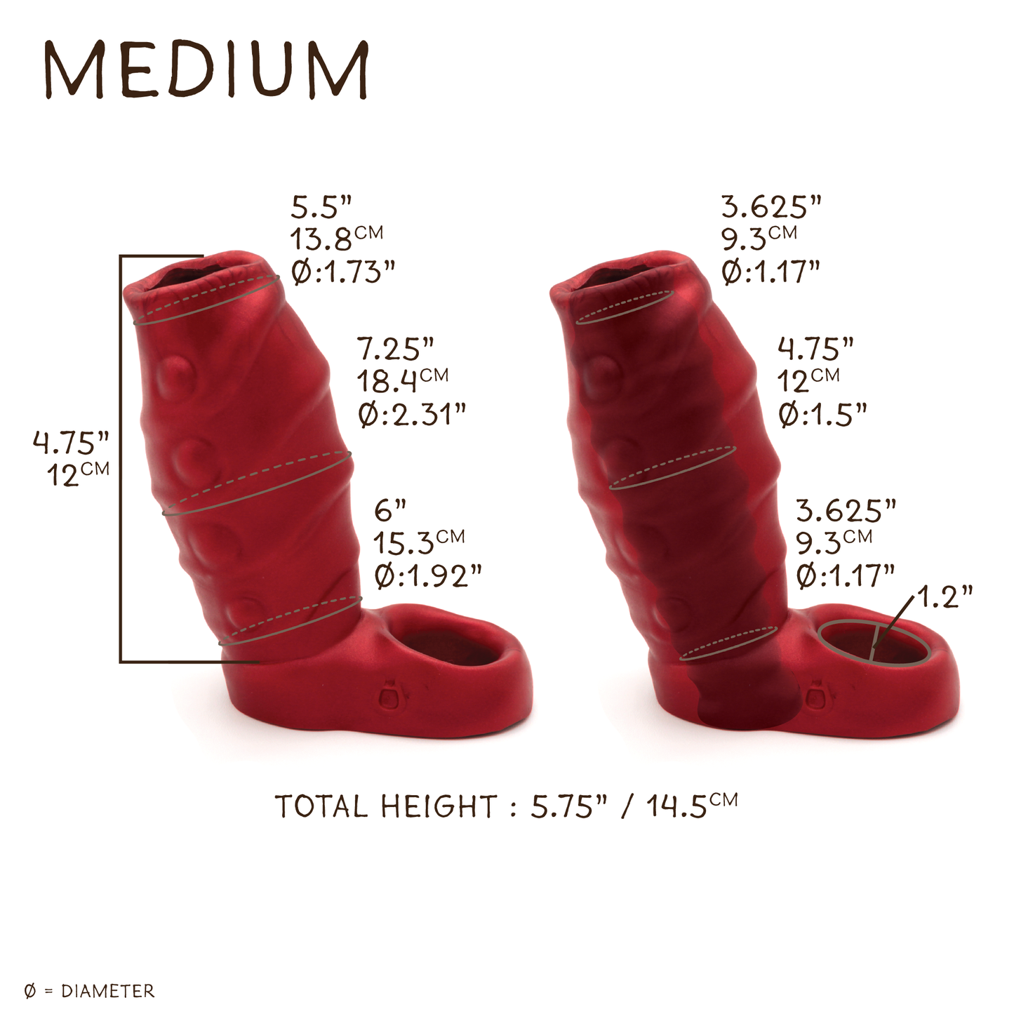 Kobold Sheath Medium 00-30 Soft Demon's Blood Thermo