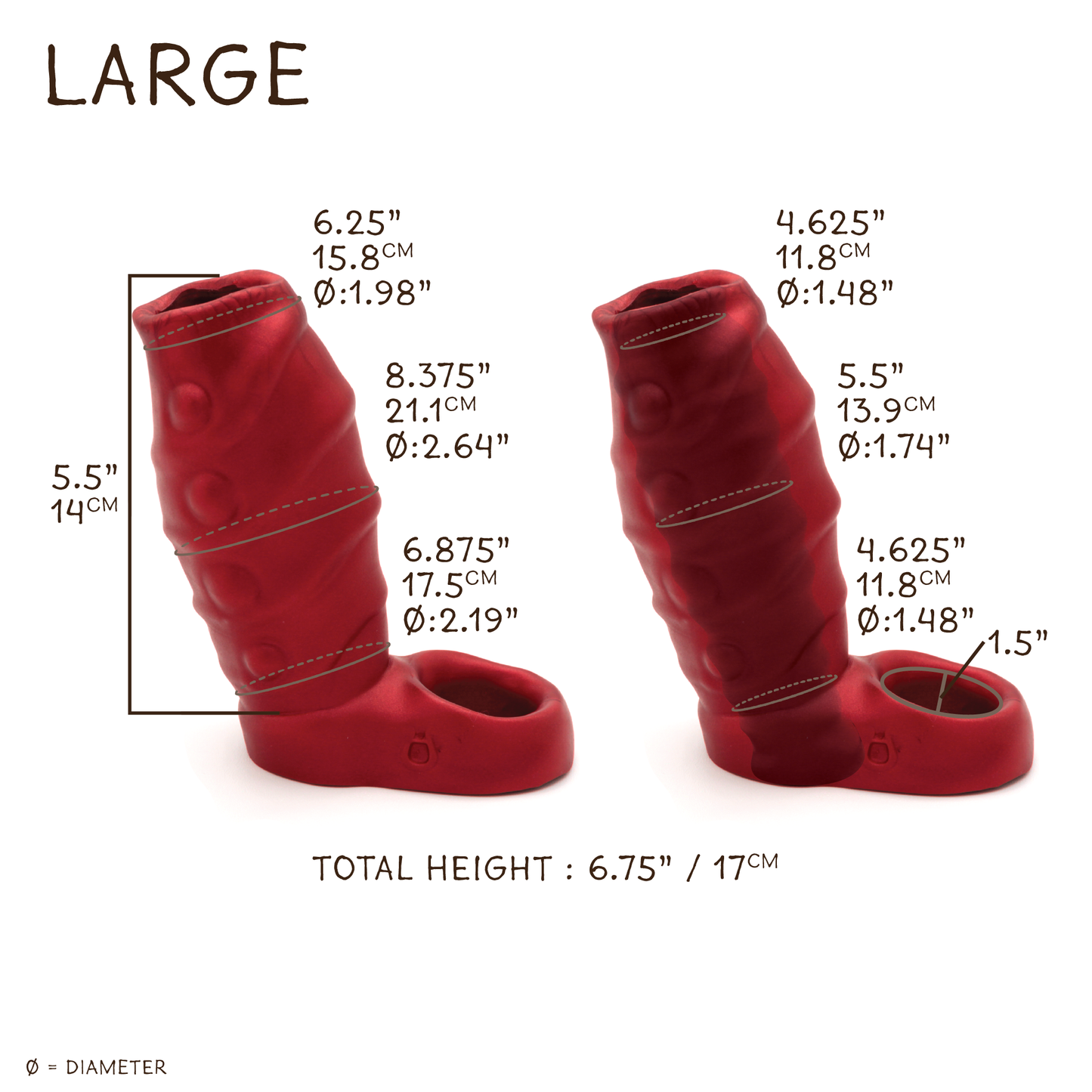 Kobold Sheath Large 00-30 Soft Demon's Blood Thermo