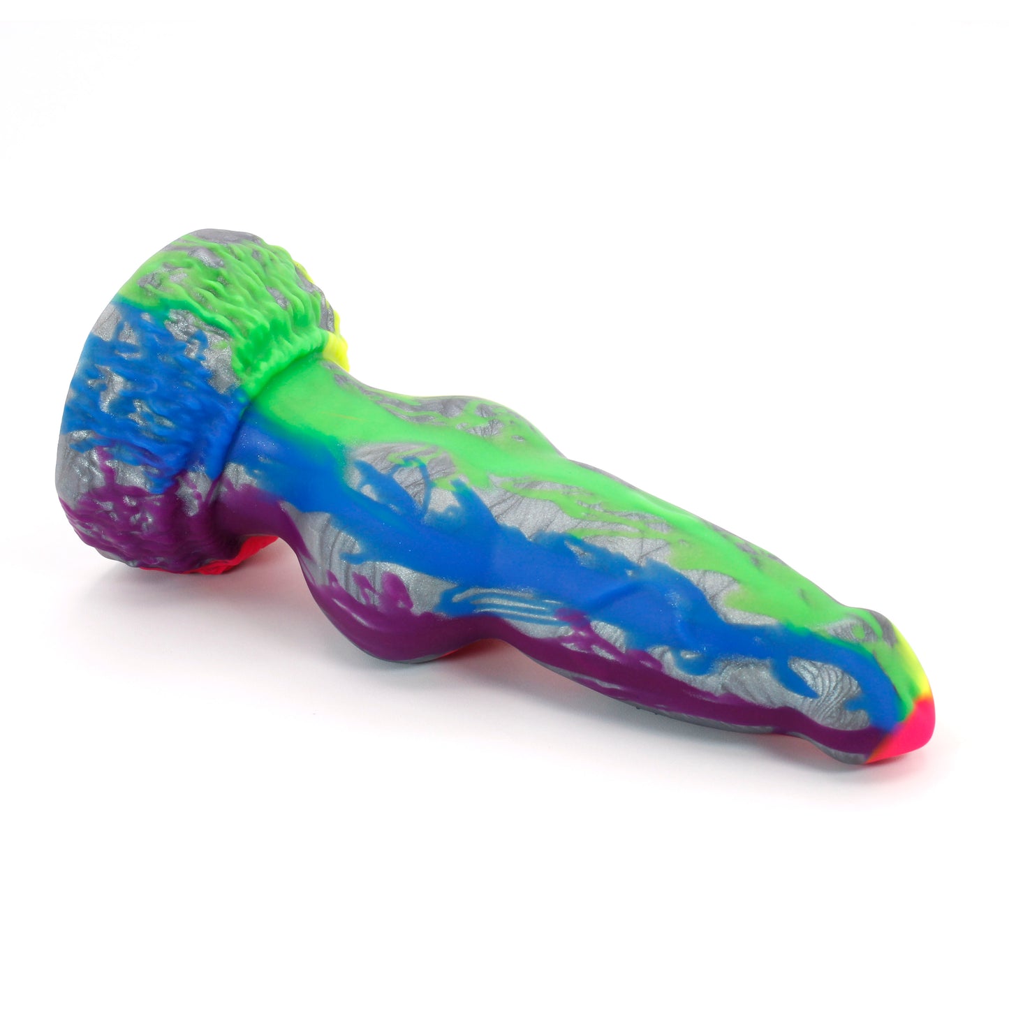 Small Direwolf 00-30 Soft Grey Rainbow Drizzle UV GITD