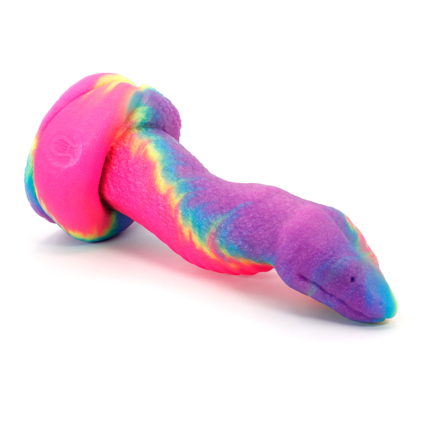 Medium Medusa 00-50 Medium Rainbow Marble Swirl UV GITD