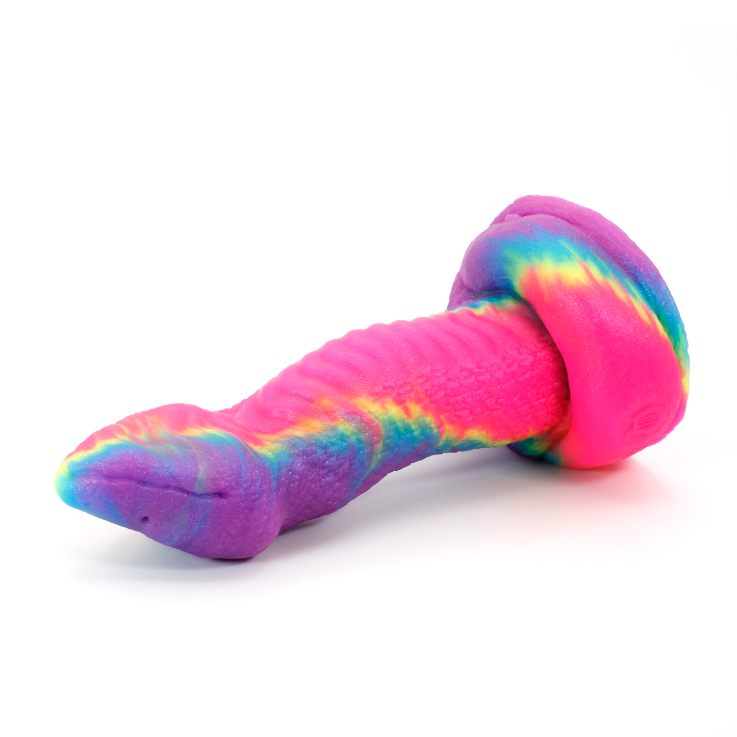 Medium Medusa 00-50 Medium Rainbow Marble Swirl UV GITD
