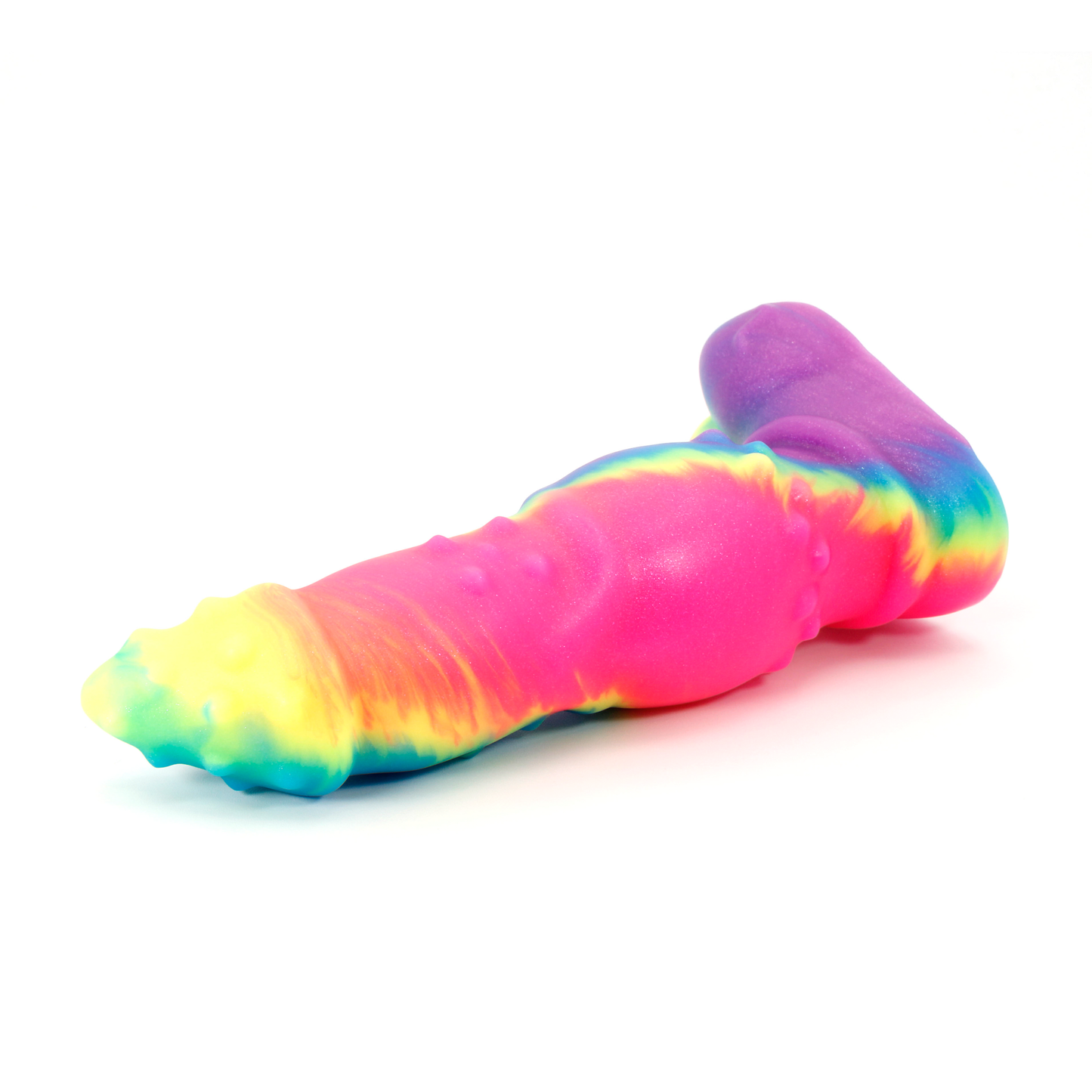 Large Tabaxi 00-50 Medium Rainbow Marble Swirl UV GITD