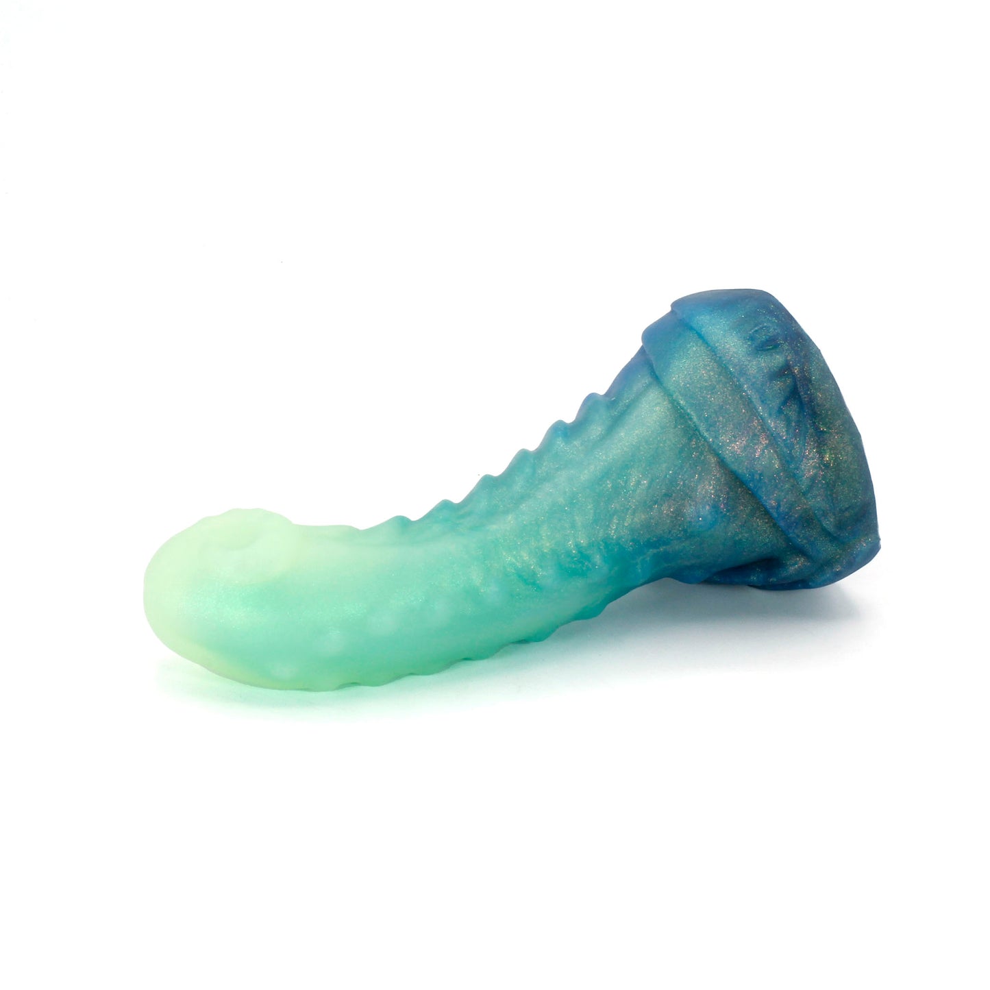 Basilisk Small 00-31 Soft Near Clear Aurora GITD CS Suction Base
