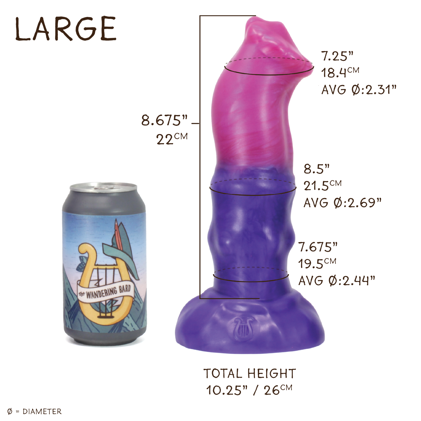 Large Minotaur 00-31 Soft NC Crystal Shimmer