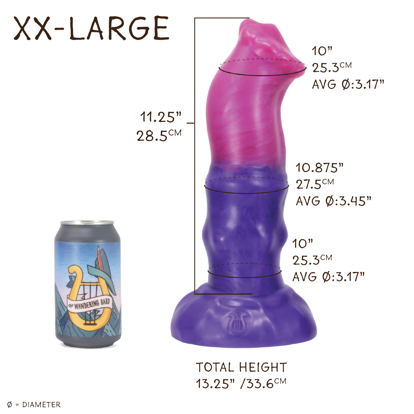 XX-Large Minotaur 00-50 Medium Space Cow GITD
