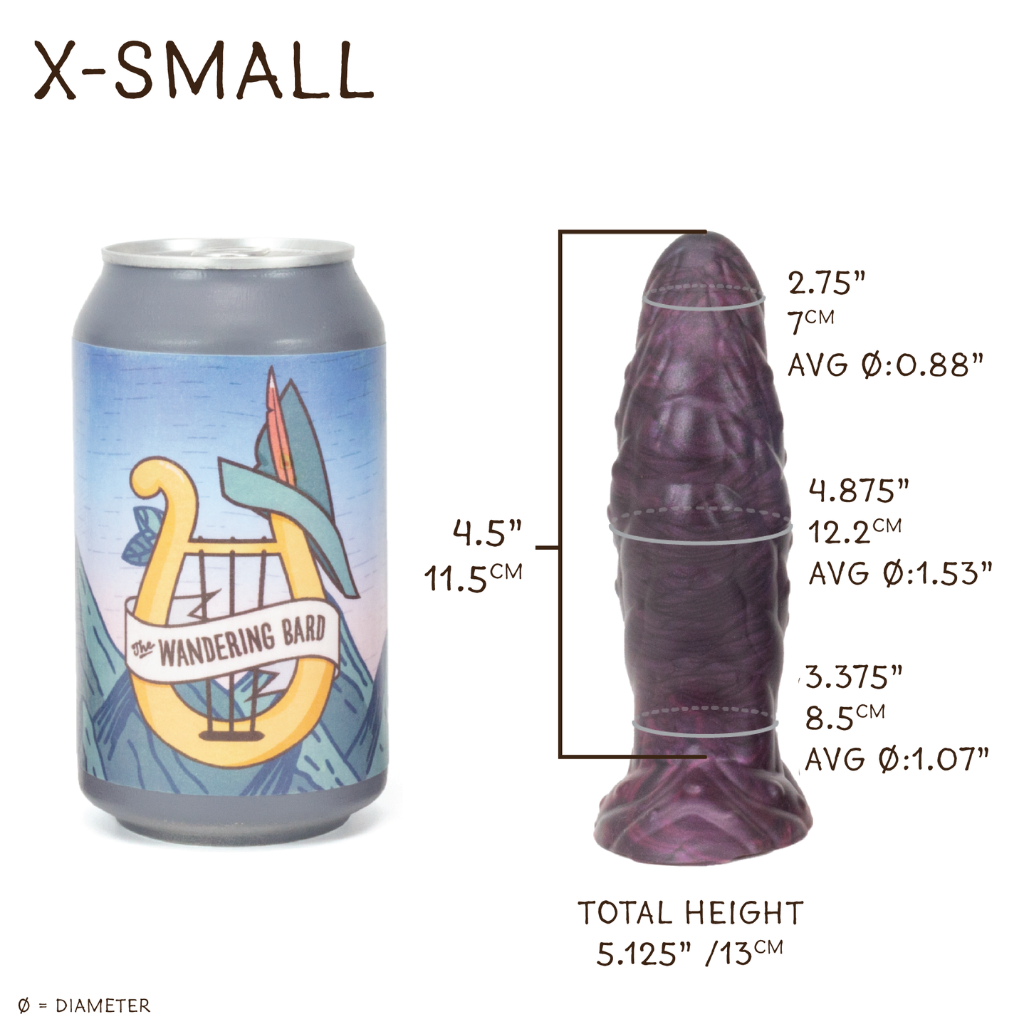 X-Small Shadow Demon 00-31 Soft Near Clear Frost Ambrosia CS