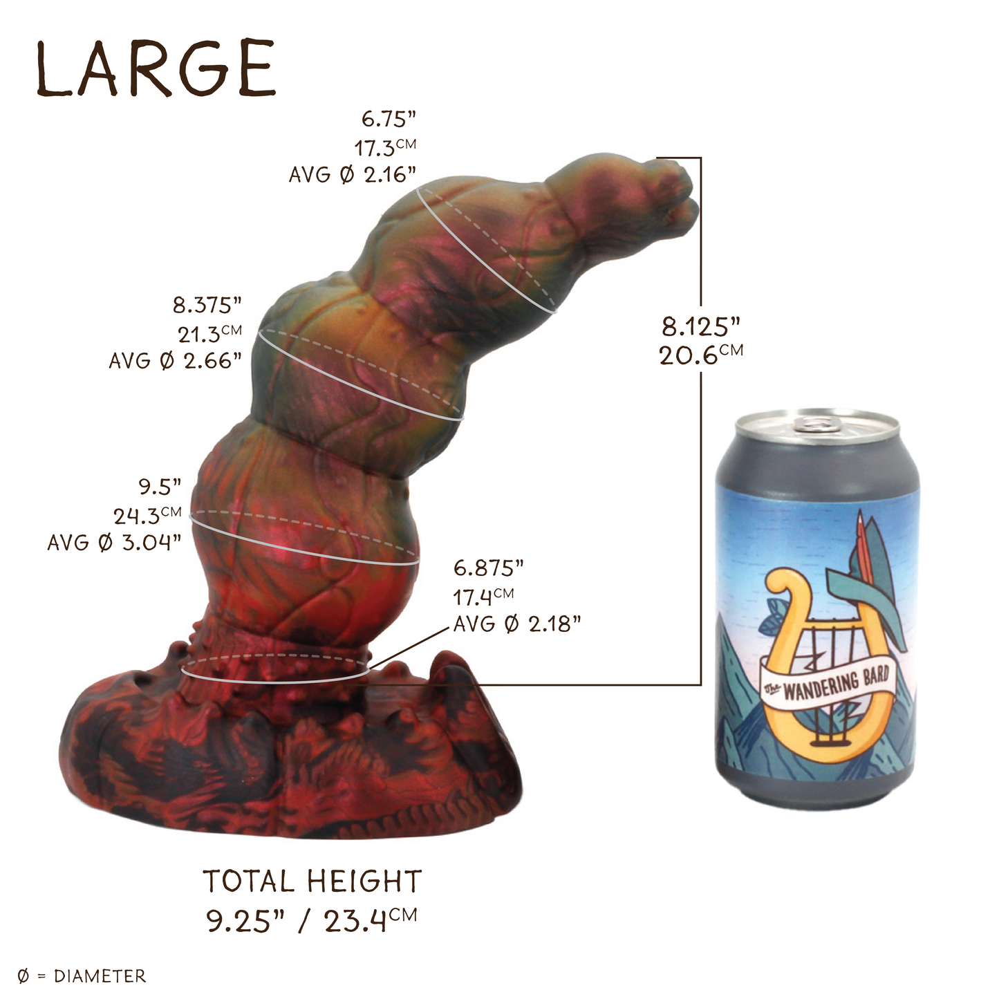 Thrikreen Large 00-30 Soft Cloudy Skies GITD CS