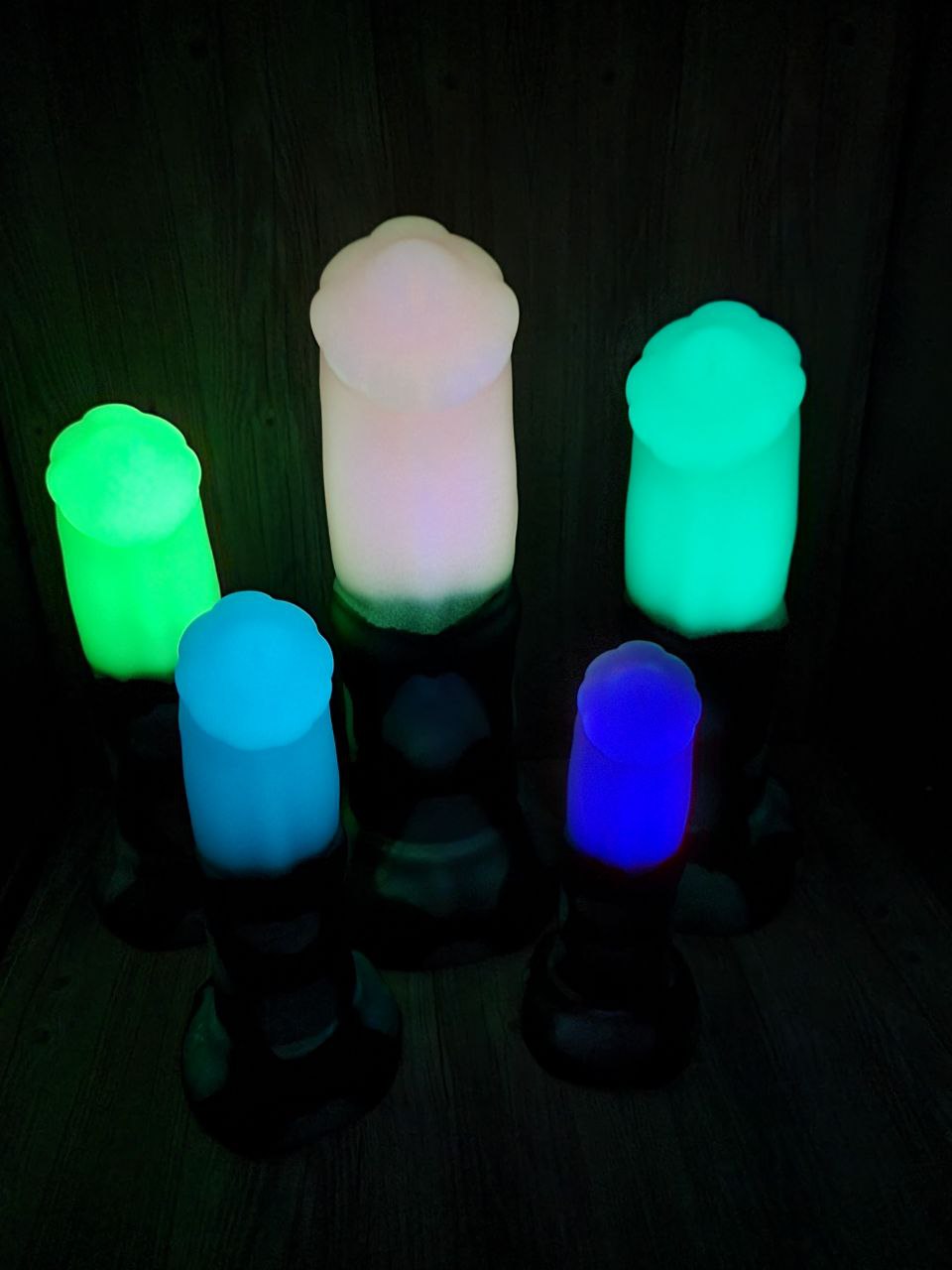 Medium Minotaur 00-50 Medium Space Cow GITD