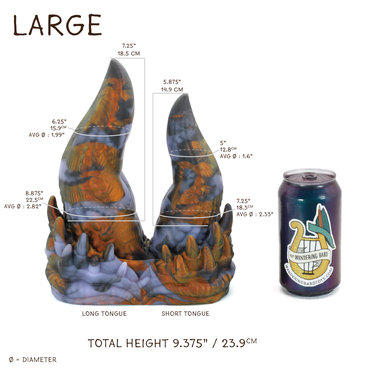 Chaos Beast Large 00-31 Soft Near Clear Outer Space Color Shift