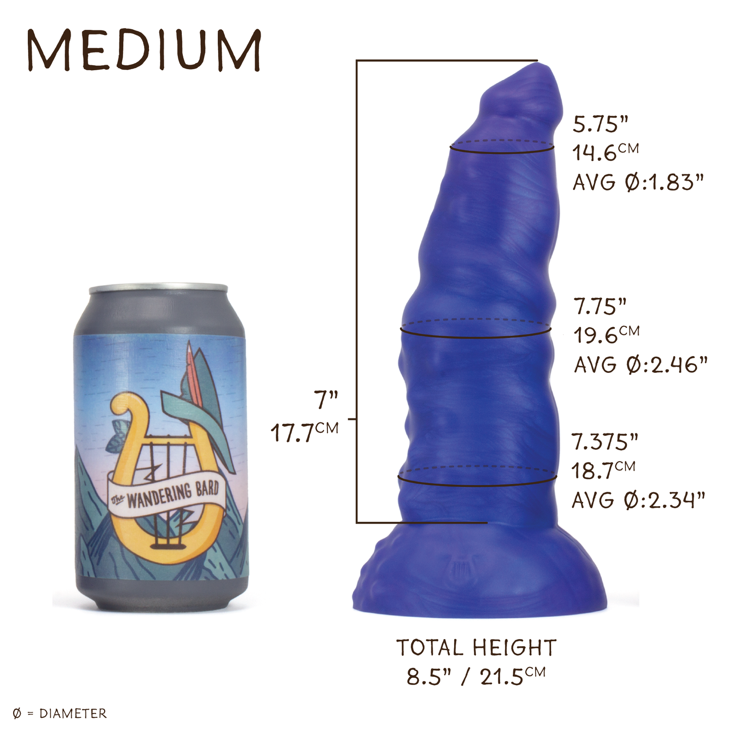 Dryder Medium 00-30 Soft Witches Pumpkin GITD Suction Base