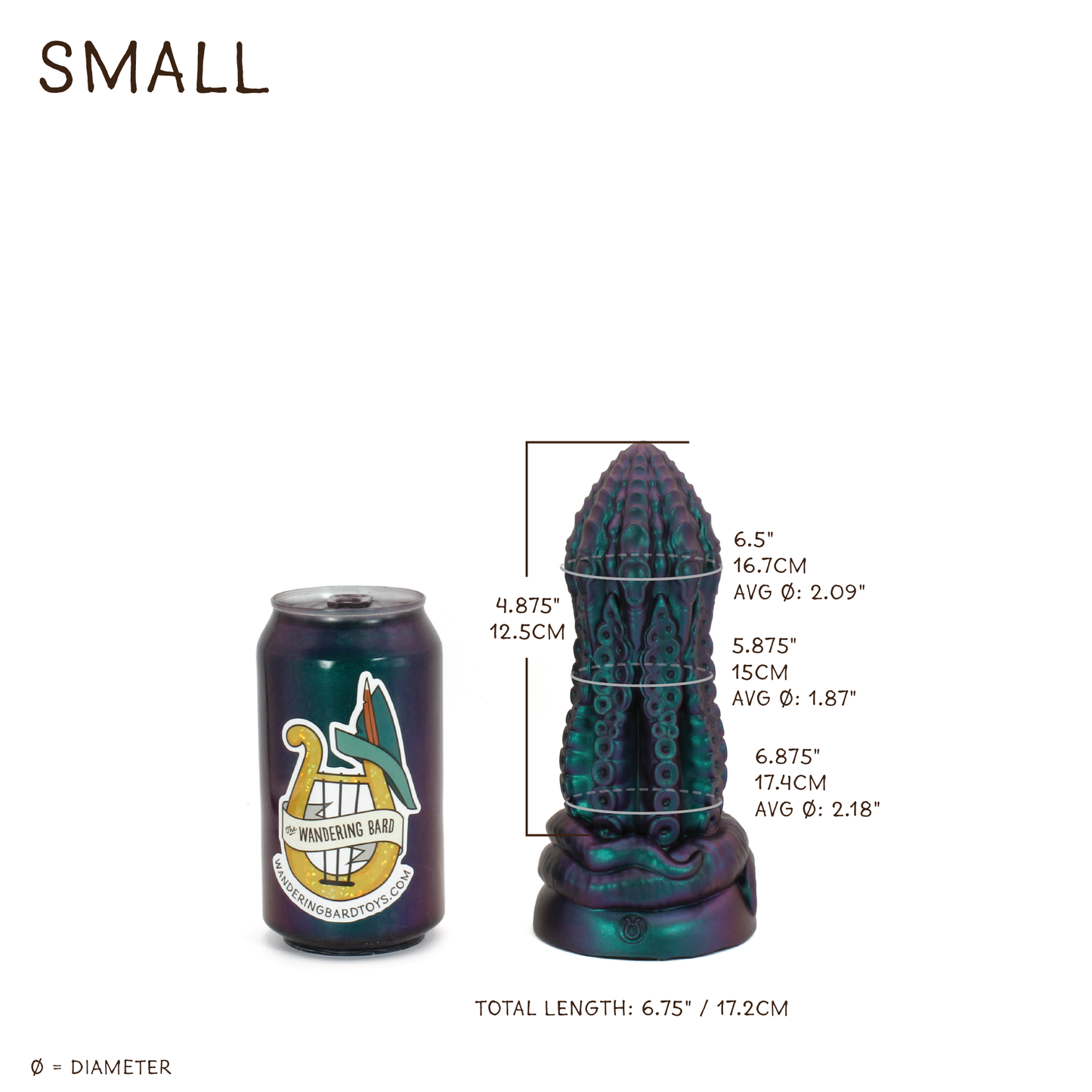 Dark Mantle Small 00-30 Soft Deck The Halls GITD Suction Base