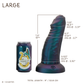 Dwarven Barbarian Large 00-30 Soft Purple Aster GITD Suction Base